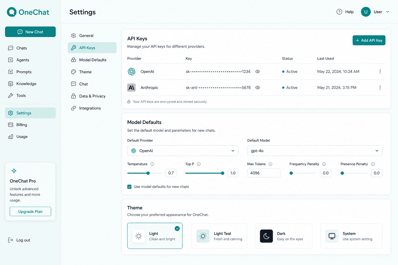 OneChat — Multi-Model AI screenshot 2